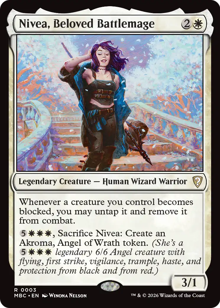 Nivea, Beloved Battlemage [Mystery Booster: Commander Edition] | Exor Games Bridgewater