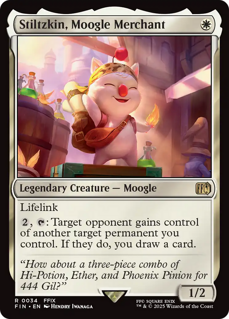Stiltzkin, Moogle Merchant [FINAL FANTASY] | Exor Games Bridgewater