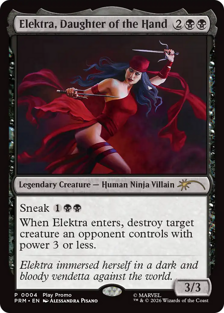 Elektra, Daughter of the Hand [Standard Showdown Promos] | Exor Games Bridgewater