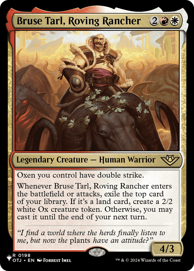 Bruse Tarl, Roving Rancher (OTJ) [The List] | Exor Games Bridgewater