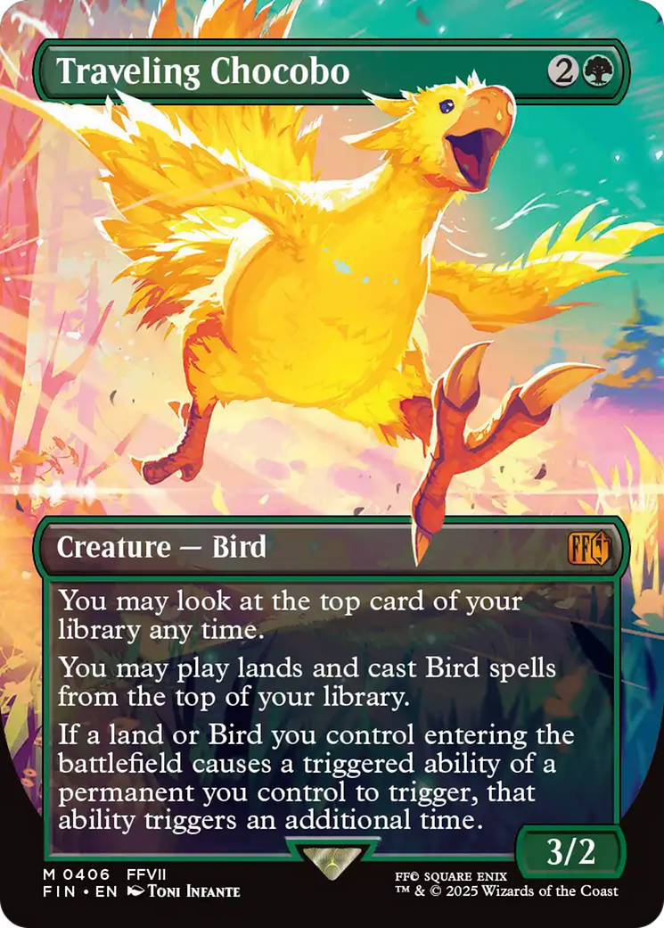 Traveling Chocobo (Borderless) [FINAL FANTASY] | Exor Games Bridgewater