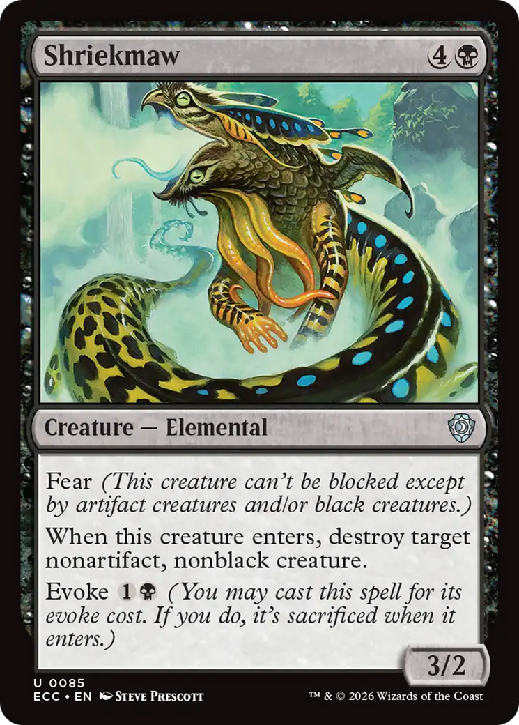 Shriekmaw [Lorwyn Eclipsed Commander] | Exor Games Bridgewater