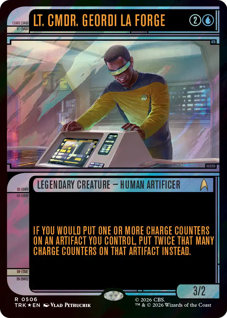 Lt. Cmdr. Geordi La Forge (Showcase) (Surge Foil) [Star Trek] | Exor Games Bridgewater