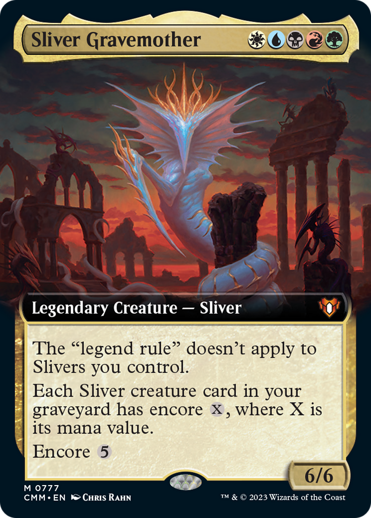 Sliver Gravemother (Extended Art) [Commander Masters] | Exor Games Bridgewater