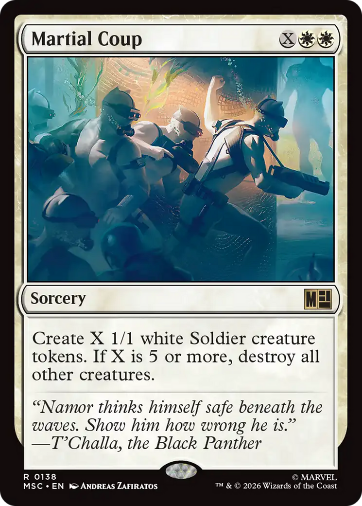 Martial Coup (Surge Foil) [Marvel Super Heroes Commander] | Exor Games Bridgewater