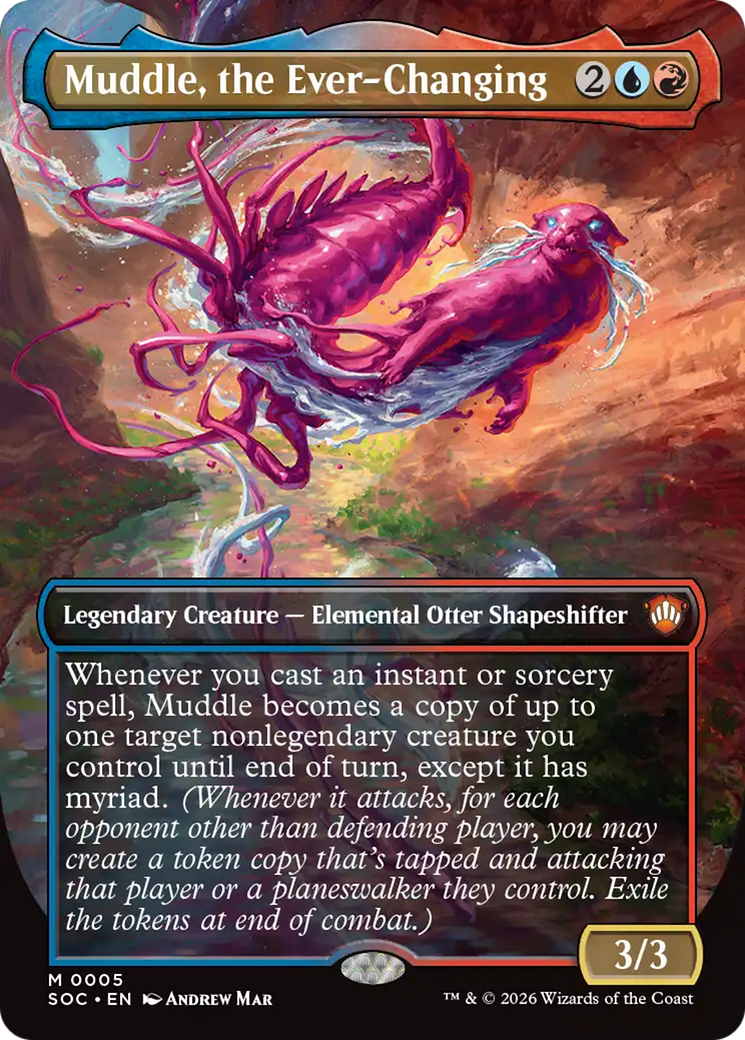 Muddle, the Ever-Changing (Borderless) [Secrets of Strixhaven Commander] | Exor Games Bridgewater