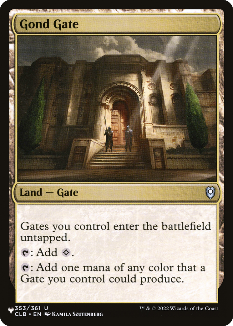 Gond Gate [The List] | Exor Games Bridgewater