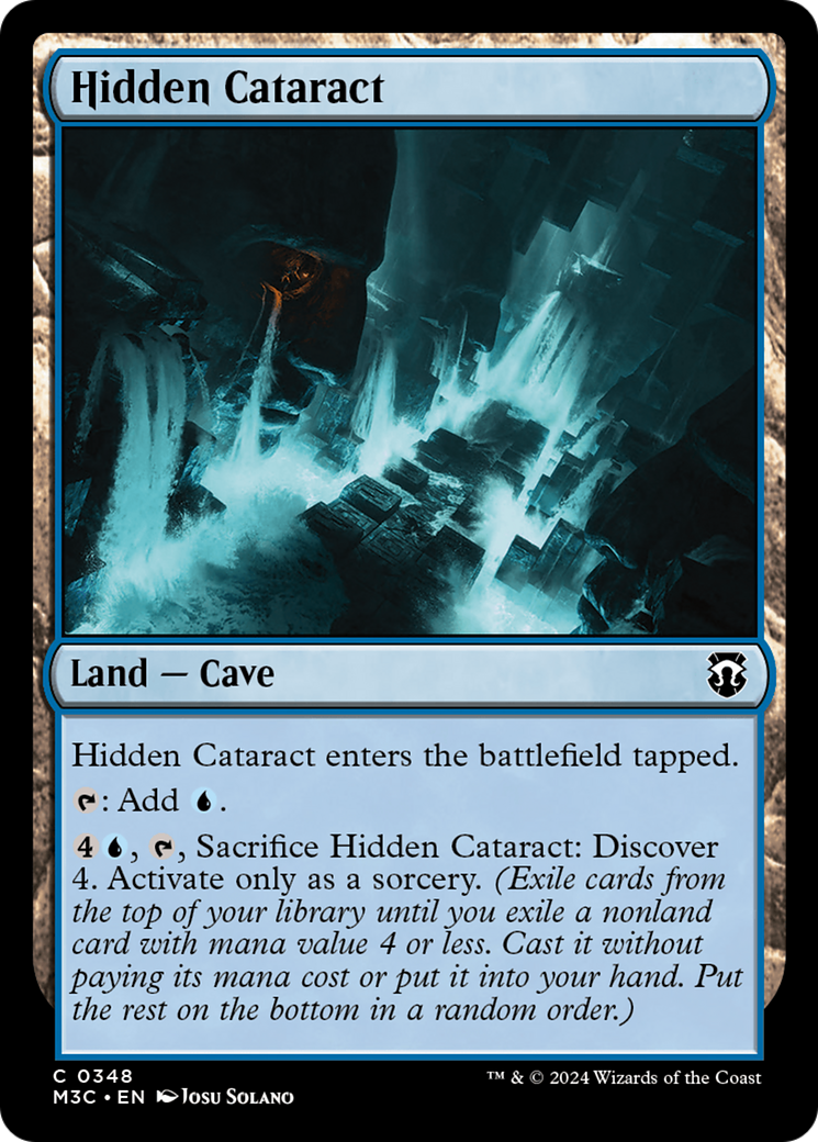 Hidden Cataract (Ripple Foil) [Modern Horizons 3 Commander] | Exor Games Bridgewater