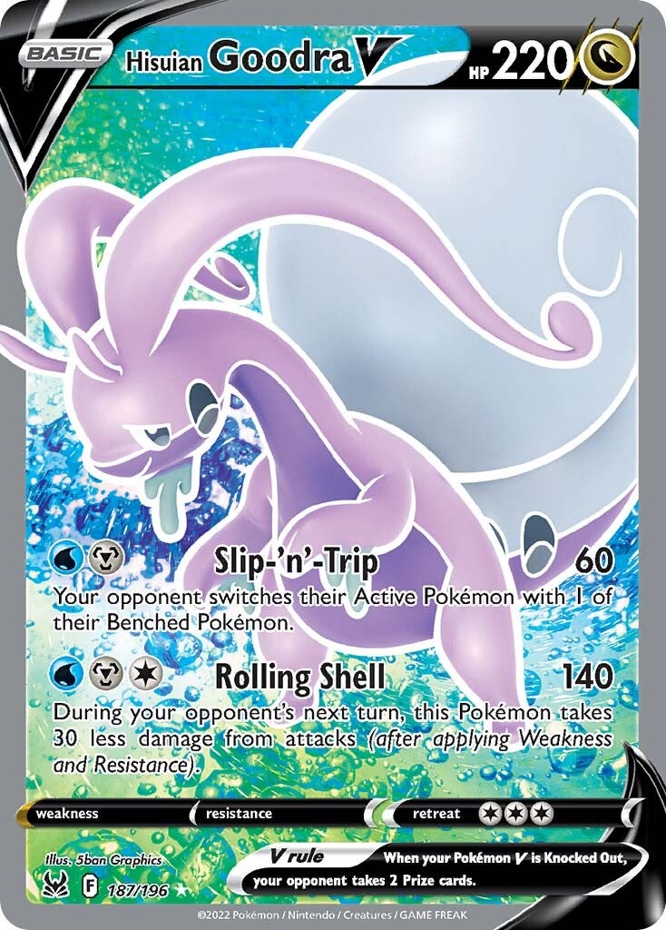 Hisuian Goodra V (187/196) [Sword & Shield: Lost Origin] | Exor Games Bridgewater