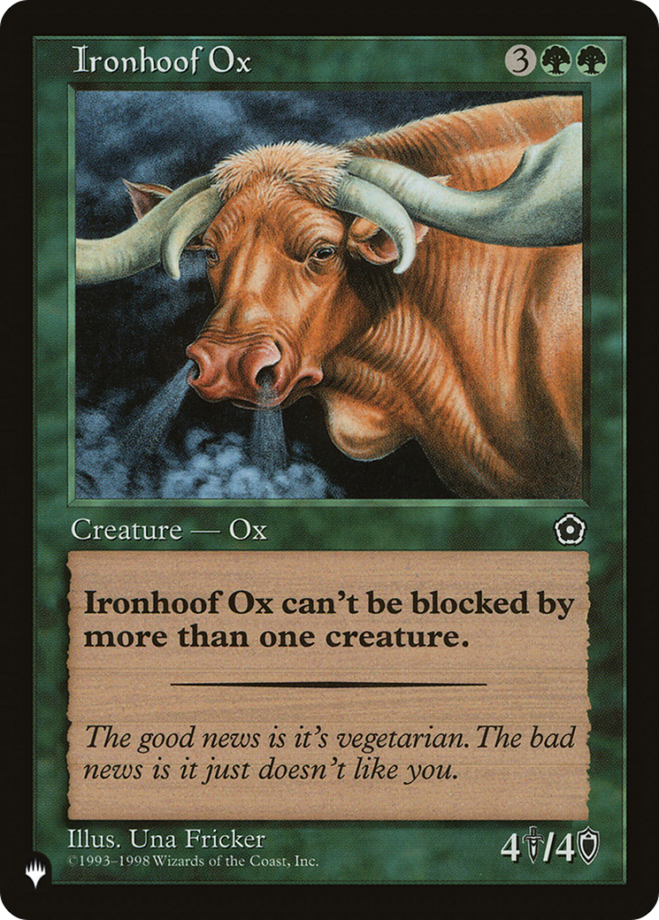 Ironhoof Ox [The List Reprints] | Exor Games Bridgewater