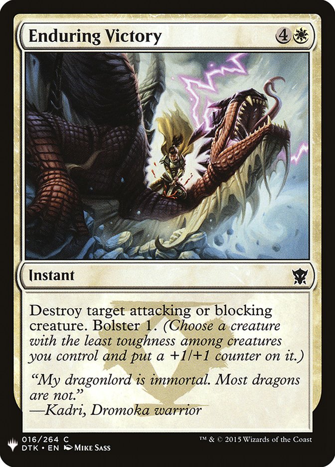 Enduring Victory [Mystery Booster] | Exor Games Bridgewater