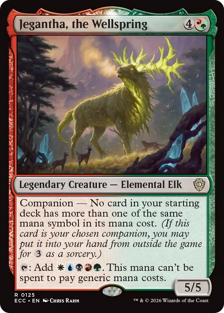 Jegantha, the Wellspring [Lorwyn Eclipsed Commander] | Exor Games Bridgewater