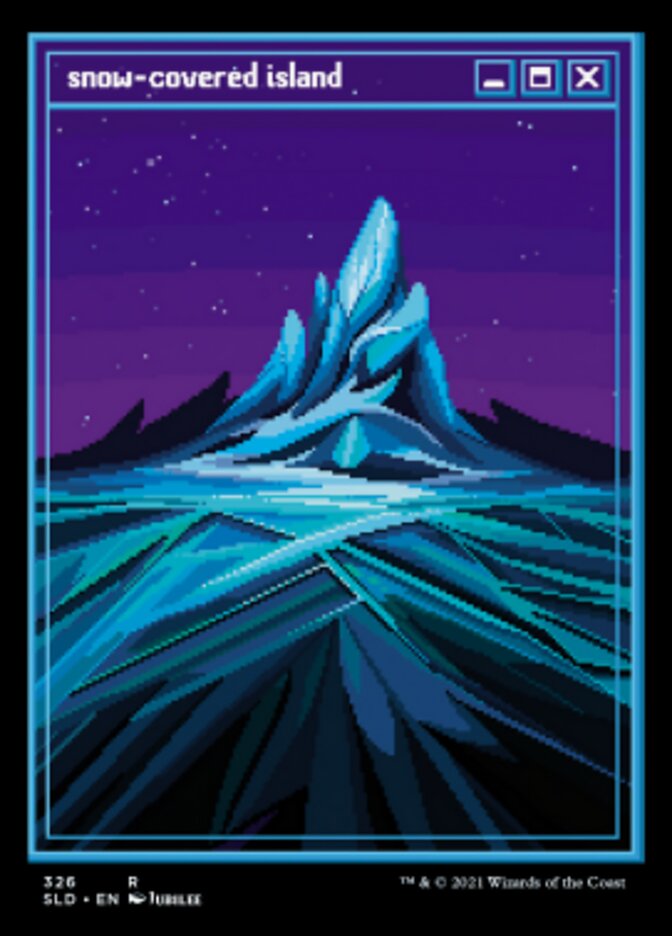 Snow-Covered Island (Foil Etched) [Secret Lair Drop Series] | Exor Games Bridgewater