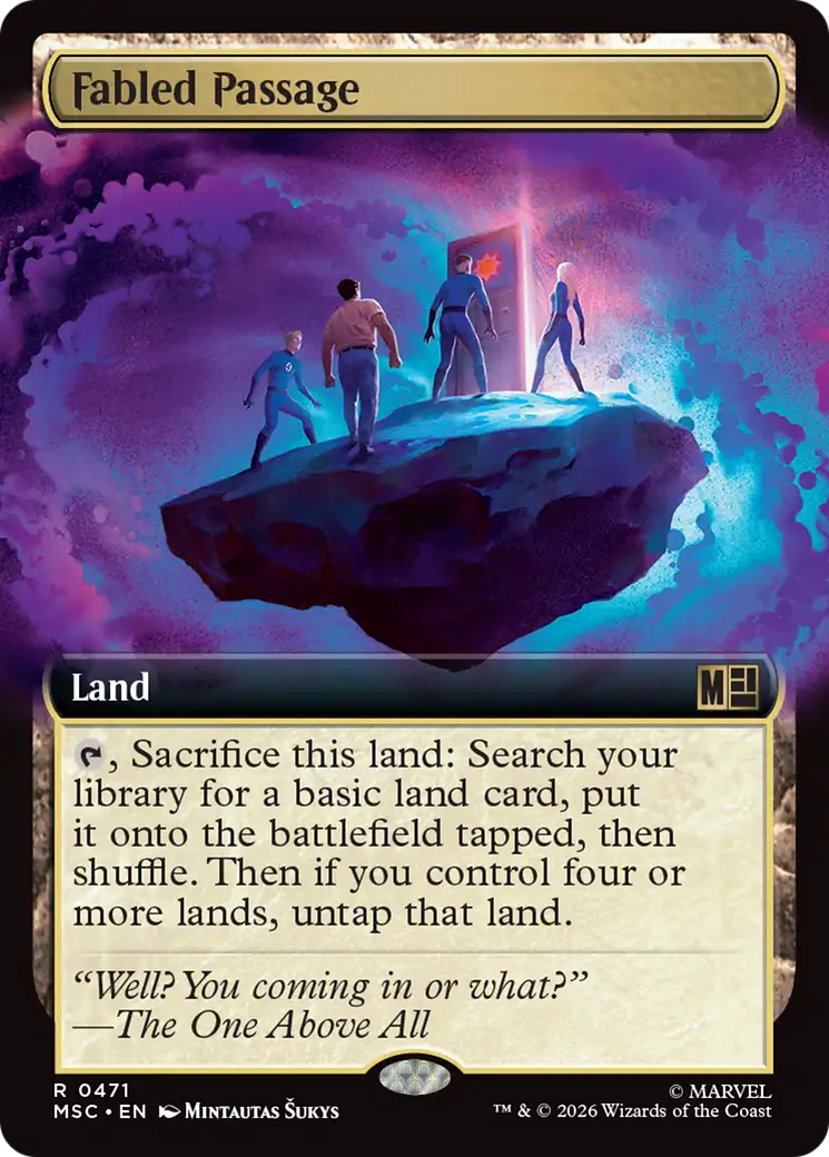 Fabled Passage (Extended Art) [Marvel Super Heroes Commander] | Exor Games Bridgewater
