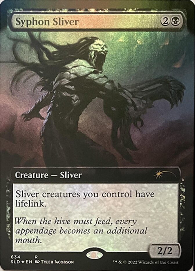 Syphon Sliver (Extended Art) [Secret Lair Drop Promos] | Exor Games Bridgewater