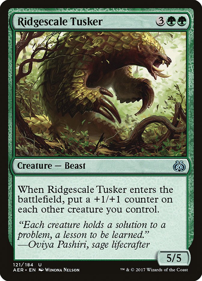 Ridgescale Tusker [Aether Revolt] | Exor Games Bridgewater