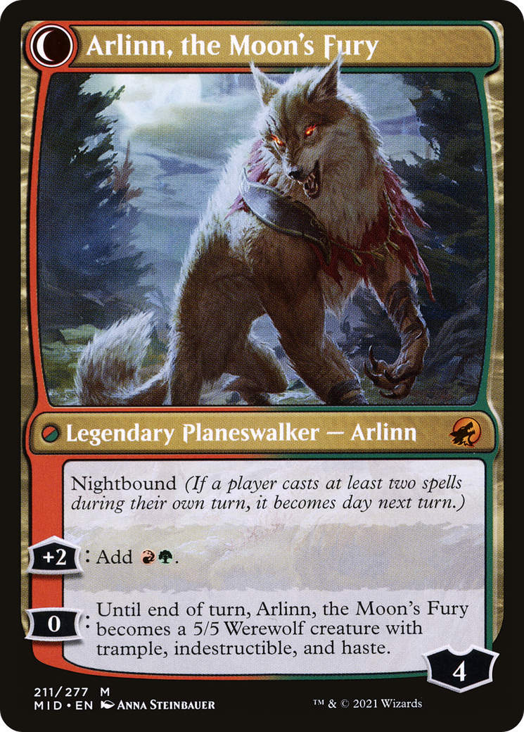 Arlinn, the Pack's Hope // Arlinn, the Moon's Fury [Secret Lair: From Cute to Brute] | Exor Games Bridgewater