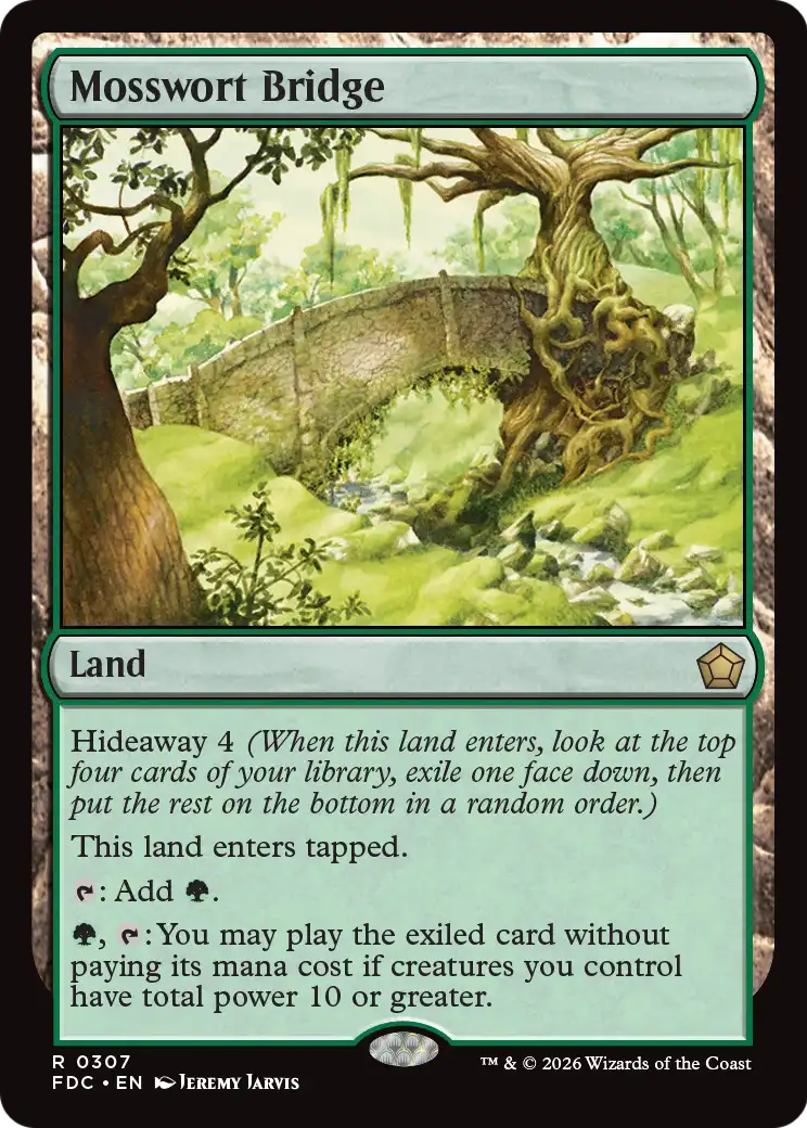 Mosswort Bridge [Foundations Commander] | Exor Games Bridgewater