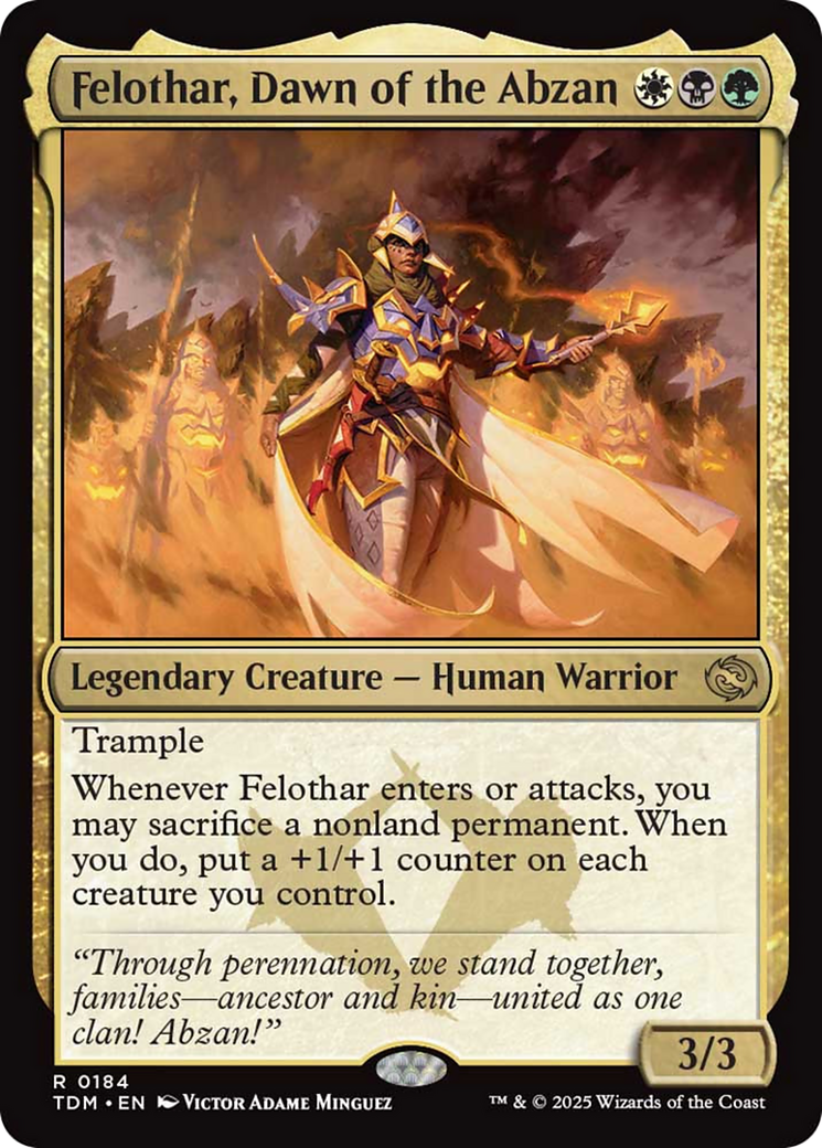 Felothar, Dawn of the Abzan [Tarkir: Dragonstorm] | Exor Games Bridgewater