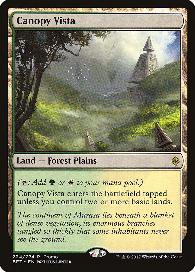 Canopy Vista (Promo) [Standard Showdown Promos] | Exor Games Bridgewater