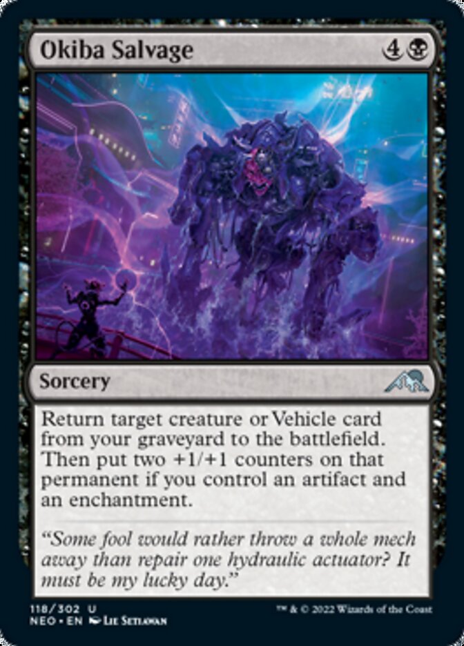 Okiba Salvage [Kamigawa: Neon Dynasty] | Exor Games Bridgewater