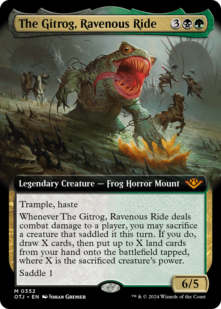 The Gitrog, Ravenous Ride (Extended Art) [Outlaws of Thunder Junction] | Exor Games Bridgewater