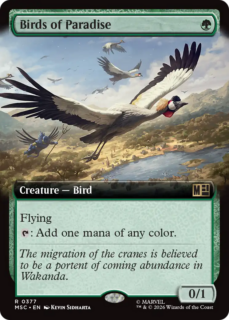 Birds of Paradise (Extended Art) [Marvel Super Heroes Commander] | Exor Games Bridgewater