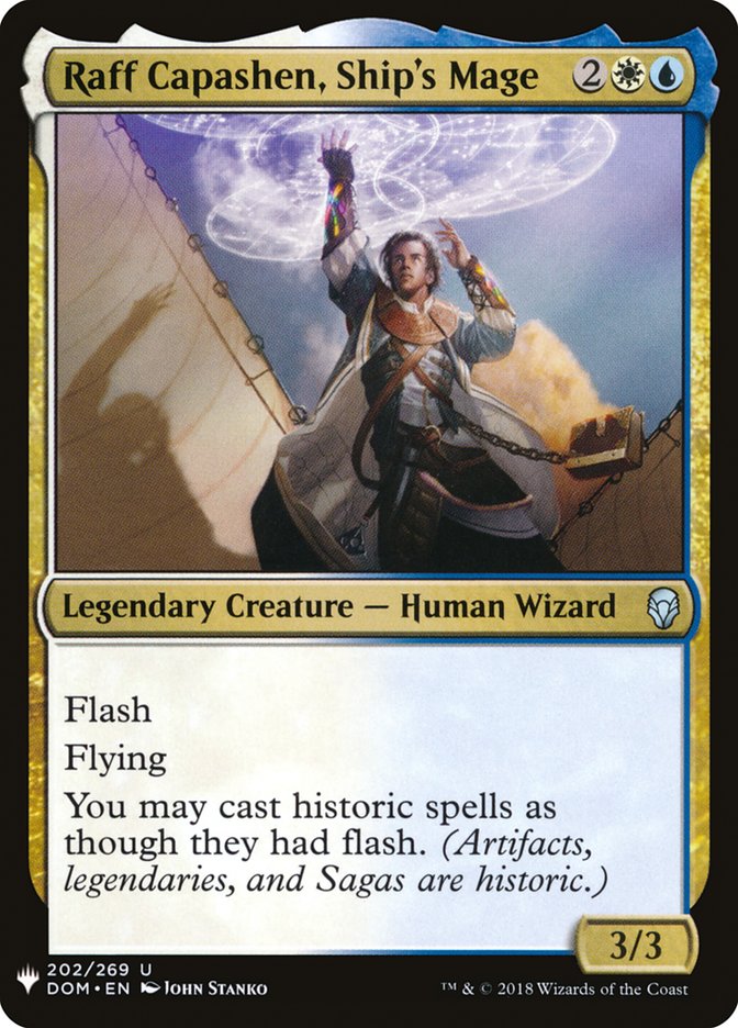 Raff Capashen, Ship's Mage [Mystery Booster] | Exor Games Bridgewater