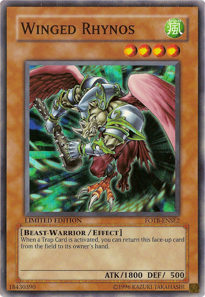 Winged Rhynos [FOTB-ENSE2] Super Rare | Exor Games Bridgewater