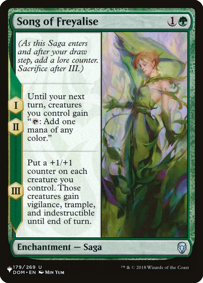 Song of Freyalise [The List] | Exor Games Bridgewater