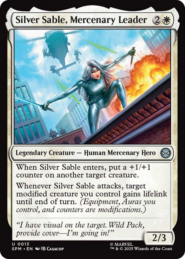Silver Sable, Mercenary Leader [Marvel's Spider-Man] | Exor Games Bridgewater