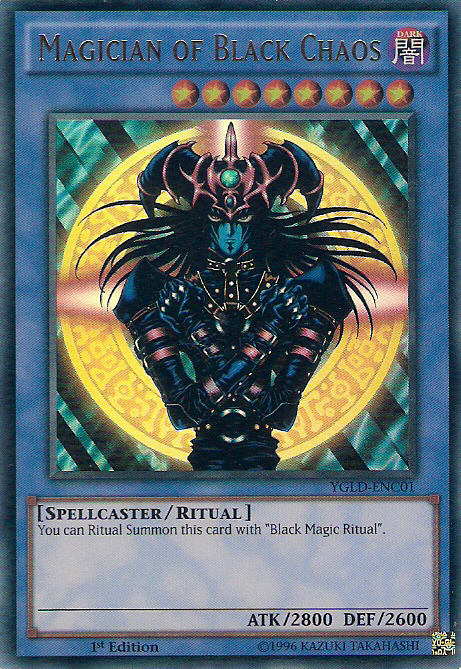 Magician of Black Chaos [YGLD-ENC01] Ultra Rare | Exor Games Bridgewater
