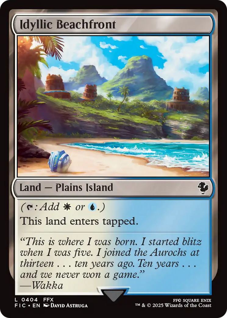 Idyllic Beachfront [FINAL FANTASY Commander] | Exor Games Bridgewater