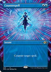 Counterspell (Borderless Alternate Art) [Modern Horizons 2] | Exor Games Bridgewater