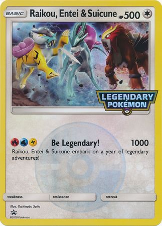 Raikou, Entei & Suicune (Jumbo Card) [Miscellaneous Cards] | Exor Games Bridgewater