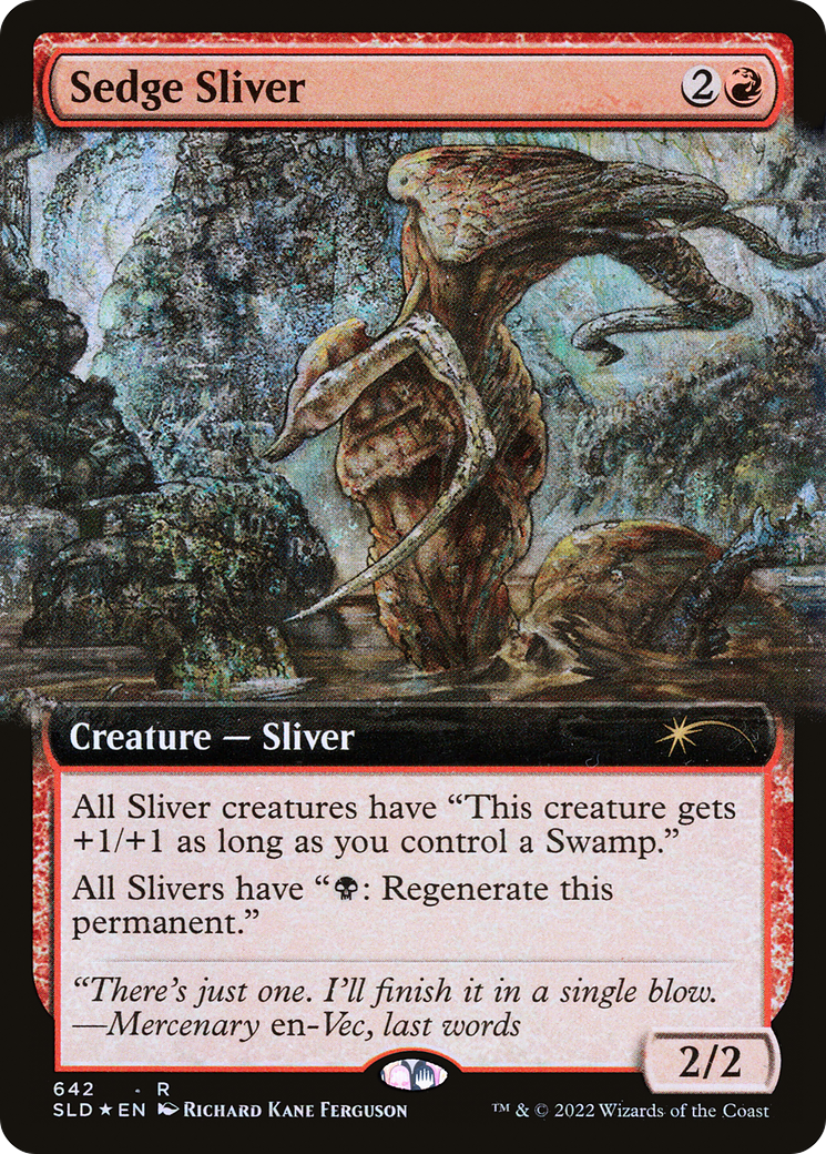 Sedge Sliver (Extended Art) [Secret Lair Drop Promos] | Exor Games Bridgewater