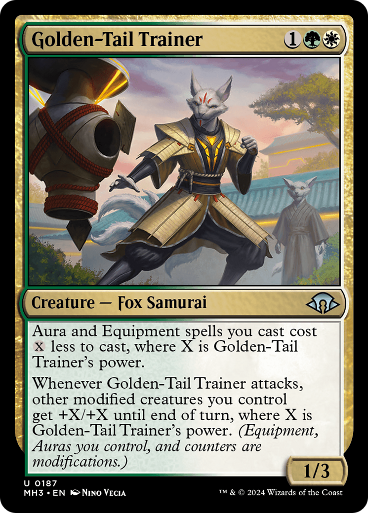 Golden-Tail Trainer [Modern Horizons 3] | Exor Games Bridgewater