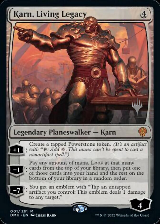 Karn, Living Legacy (Promo Pack) [Dominaria United Promos] | Exor Games Bridgewater