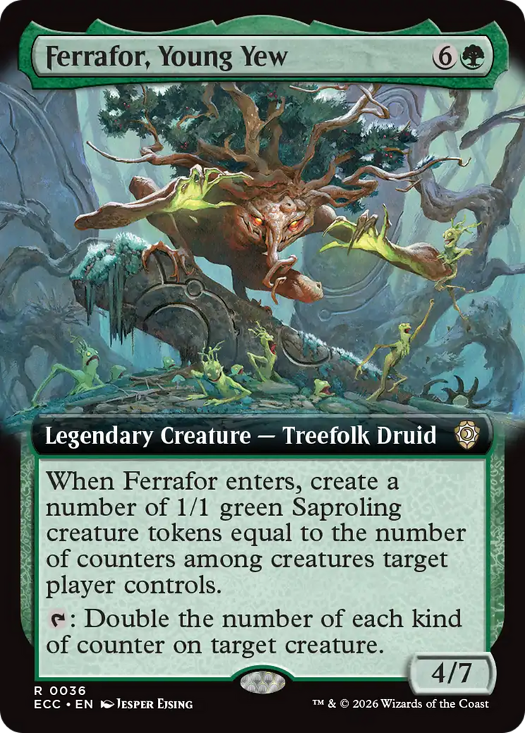 Ferrafor, Young Yew (Extended Art) [Lorwyn Eclipsed Commander] | Exor Games Bridgewater