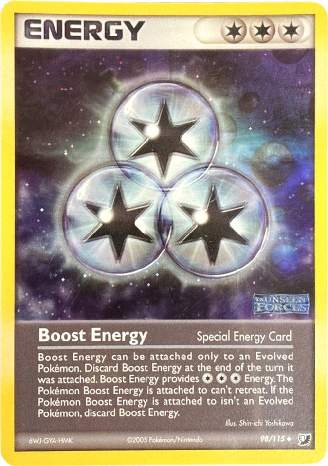 Boost Energy (98/115) (Stamped) [EX: Unseen Forces] | Exor Games Bridgewater