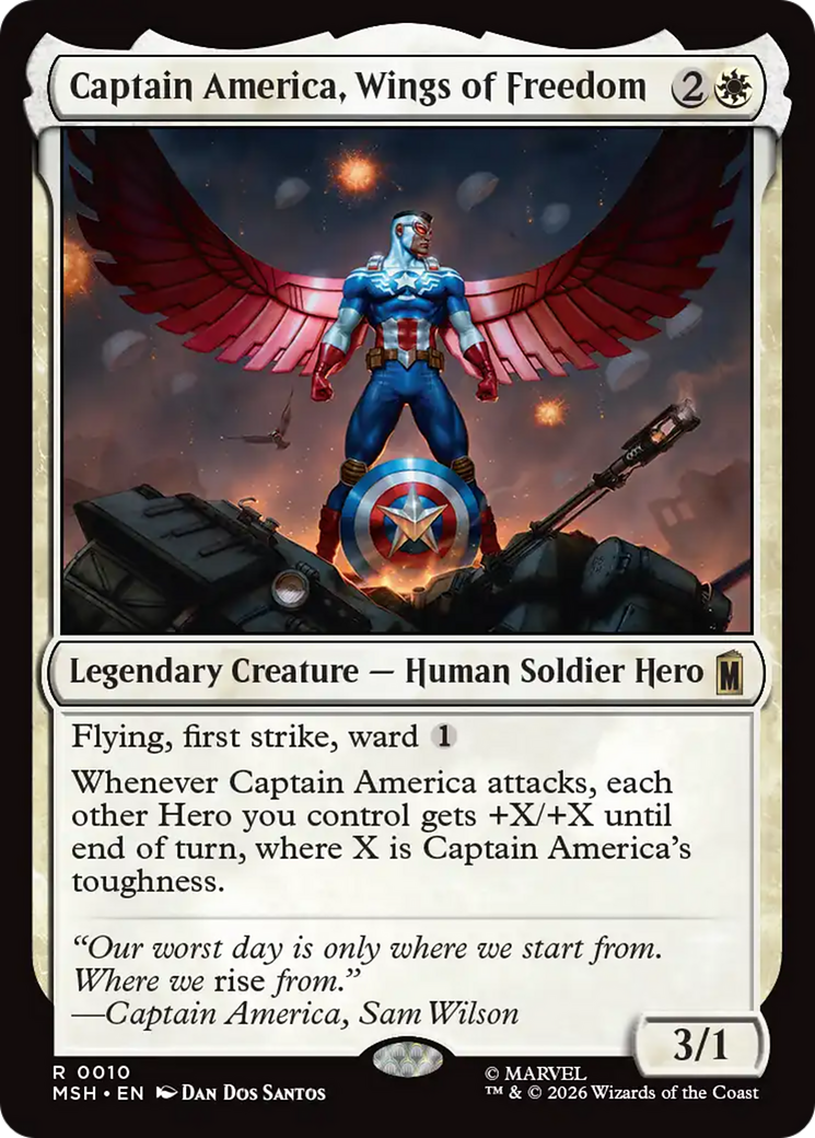 Captain America, Wings of Freedom [Marvel Super Heroes] | Exor Games Bridgewater
