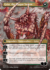 Grist, Voracious Larva // Grist, the Plague Swarm (Borderless) (Textured Foil) [Modern Horizons 3] | Exor Games Bridgewater