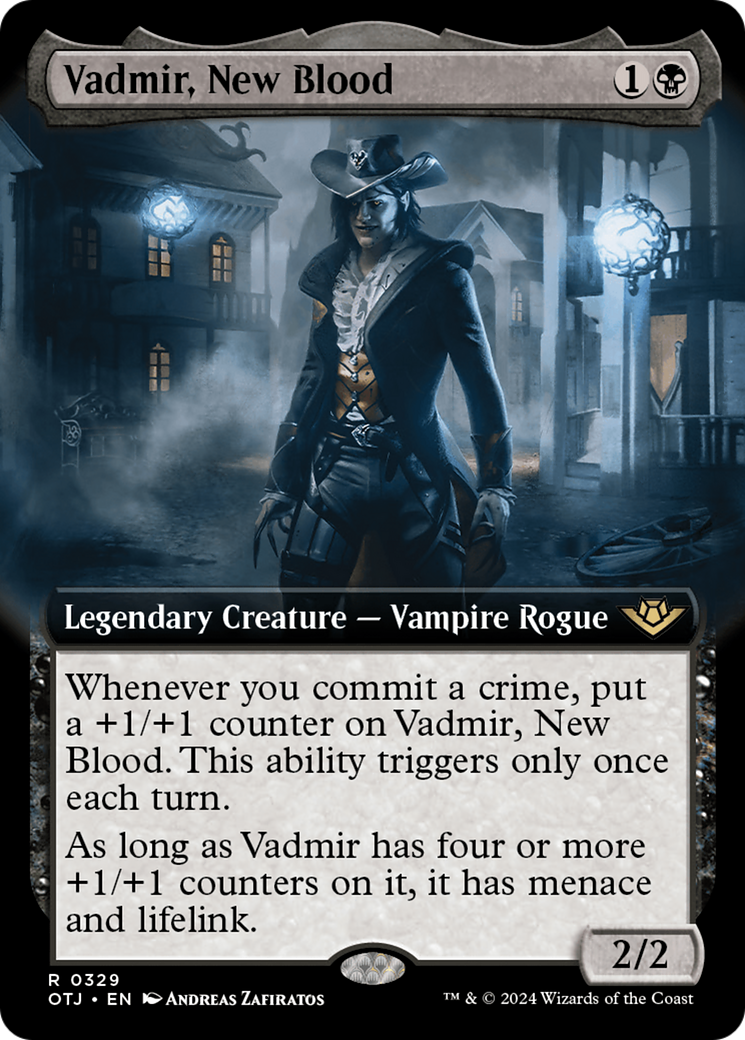 Vadmir, New Blood (Extended Art) [Outlaws of Thunder Junction] | Exor Games Bridgewater