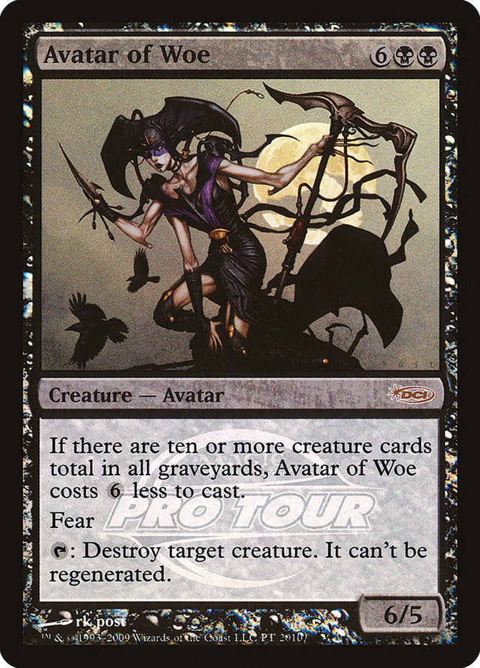 Avatar of Woe (Pro Tour) [Pro Tour Promos] | Exor Games Bridgewater