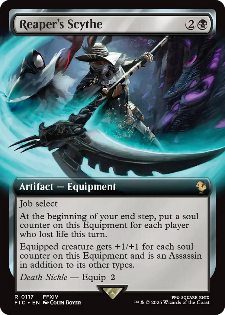 Reaper's Scythe (Extended Art) [FINAL FANTASY Commander] | Exor Games Bridgewater