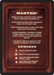 Bounty: Squeakers the Sly // Bounty Rules Double-Sided Token [Outlaws of Thunder Junction Commander Tokens] | Exor Games Bridgewater