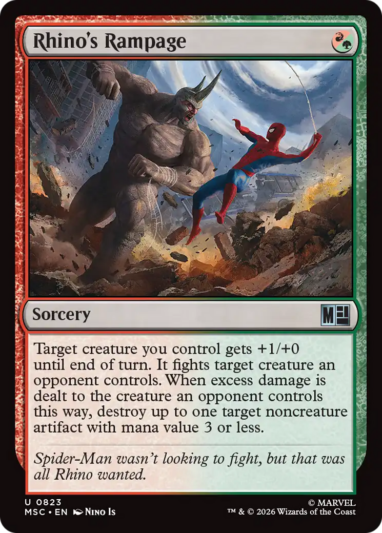 Rhino's Rampage [Marvel Super Heroes Commander] | Exor Games Bridgewater