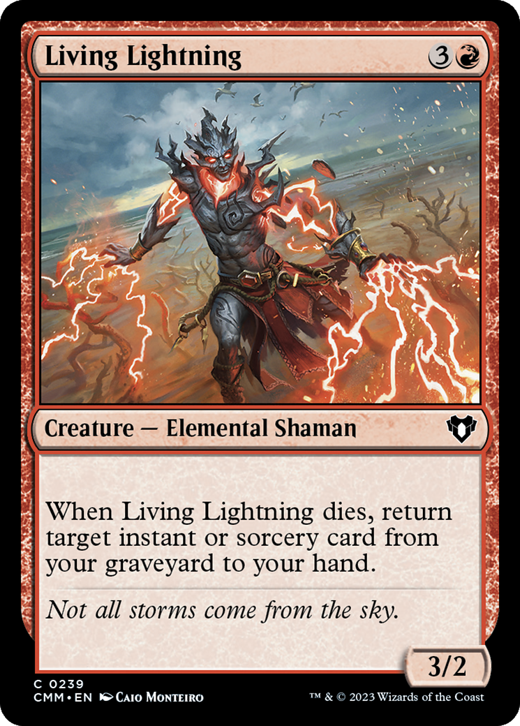 Living Lightning [Commander Masters] | Exor Games Bridgewater