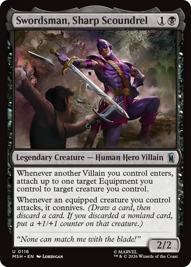 Swordsman, Sharp Scoundrel [Marvel Super Heroes] | Exor Games Bridgewater