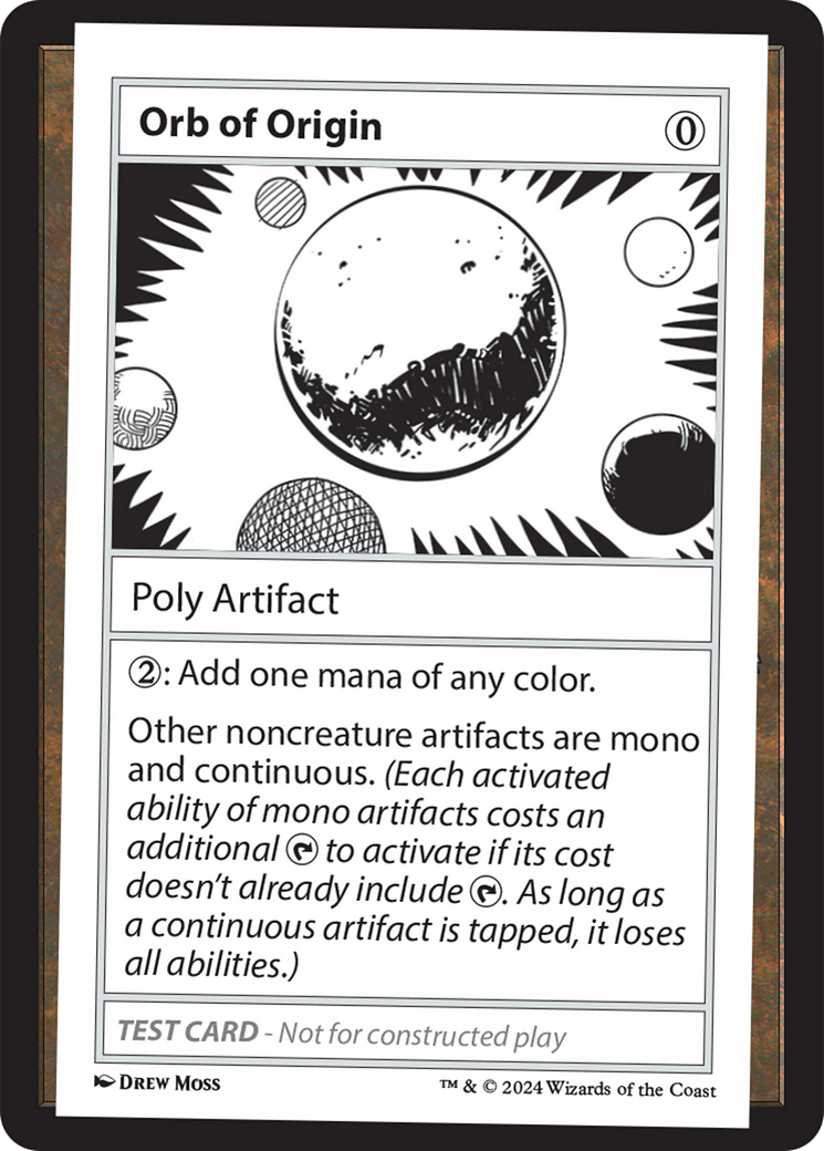 Orb of Origin [Mystery Booster 2 Playtest Cards] | Exor Games Bridgewater